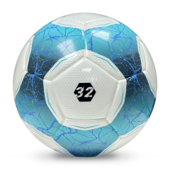 2025 High Quality Football New Fashion Customize Logo Soccer Ball For Game,Blue Arc Sport