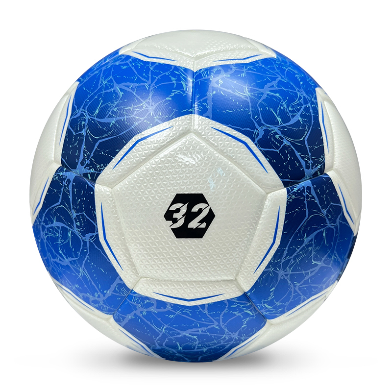 2025 High Quality Football New Fashion Customize Logo Soccer Ball For Game,Blue Arc Sports