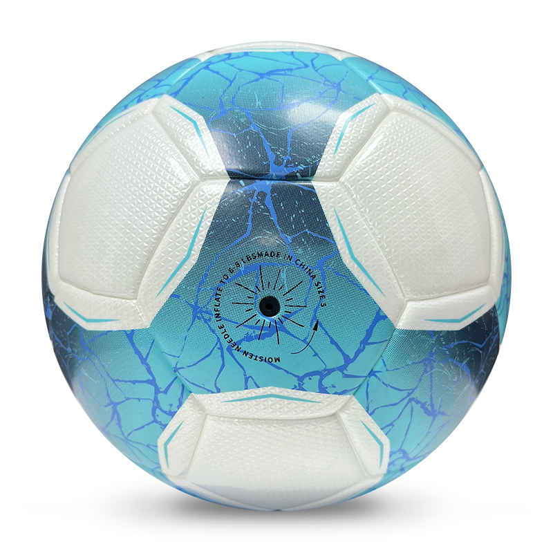 2025 High Quality Football New Fashion Customize Logo Soccer Ball For Game,Blue Arc Sport