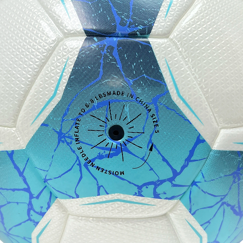 2025 High Quality Football New Fashion Customize Logo Soccer Ball For Game,Blue Arc Sport