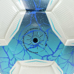 2025 High Quality Football New Fashion Customize Logo Soccer Ball For Game,Blue Arc Sport