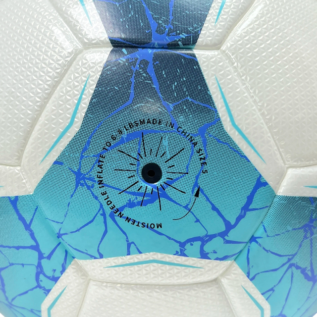 2025 High Quality Football New Fashion Customize Logo Soccer Ball For Game,Blue Arc Sport