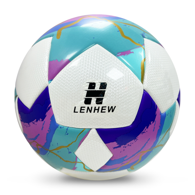 2025 High Quality Football New Fashion Customize Logo Soccer Ball For Game,Blue Arc Sports