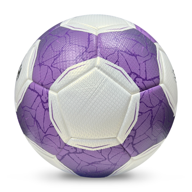 Best Selling Official PU  Soccer Ball High Quality Custom Professional Size 5 Leather Football for Sports Top Match Stock,Blue Arc Sports