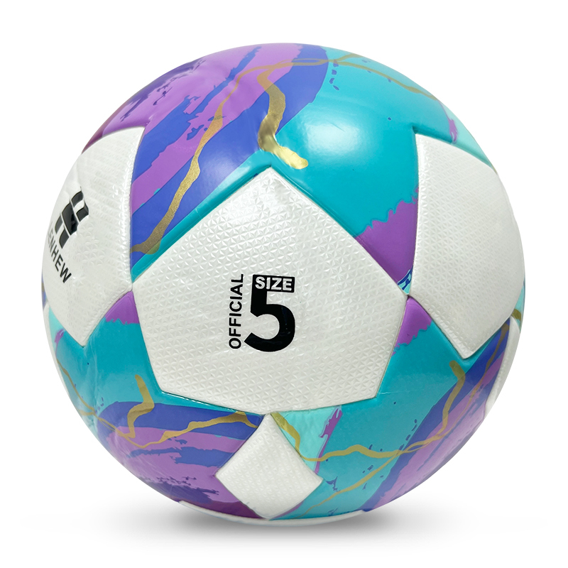 2025 High Quality Football New Fashion Customize Logo Soccer Ball For Game,Blue Arc Sports