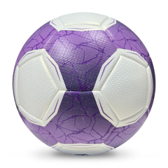Best Selling Official PU  Soccer Ball High Quality Custom Professional Size 5 Leather Football for Sports Top Match Stock,Blue Arc Sports