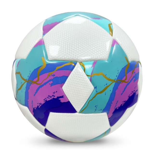 2025 High Quality Football New Fashion Customize Logo Soccer Ball For Game,Blue Arc Sports