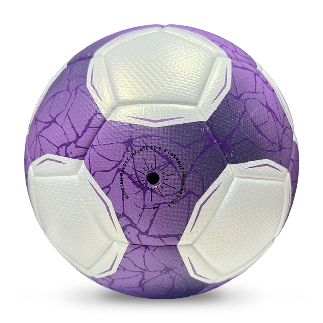 Best Selling Official PU  Soccer Ball High Quality Custom Professional Size 5 Leather Football for Sports Top Match Stock,Blue Arc Sports