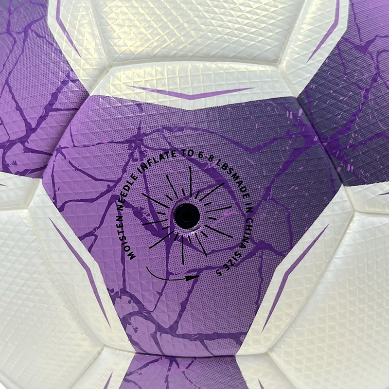 Best Selling Official PU  Soccer Ball High Quality Custom Professional Size 5 Leather Football for Sports Top Match Stock,Blue Arc Sports