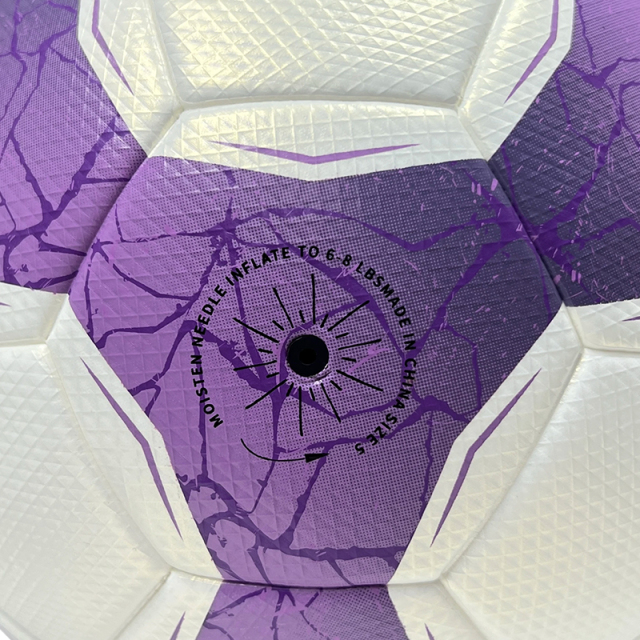 Best Selling Official PU  Soccer Ball High Quality Custom Professional Size 5 Leather Football for Sports Top Match Stock,Blue Arc Sports