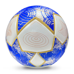 2025 High Quality Football New Fashion Customize Logo Soccer Ball For Game,Blue Arc Sports