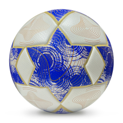2025 High Quality Football New Fashion Customize Logo Soccer Ball For Game,Blue Arc Sports