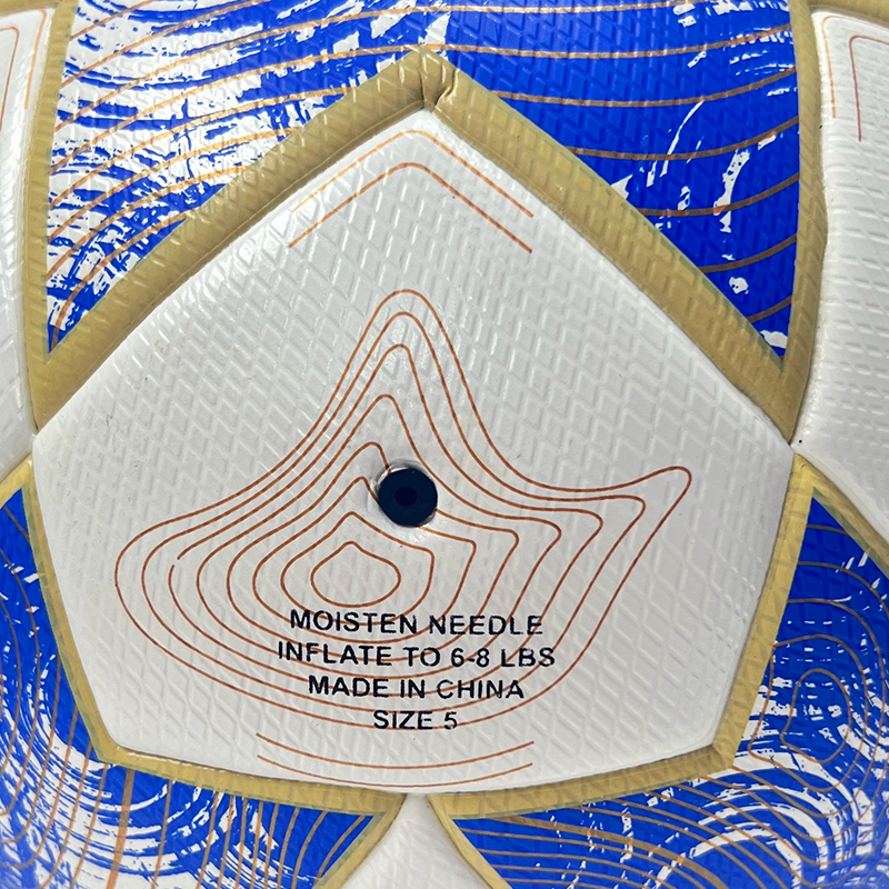 2025 High Quality Football New Fashion Customize Logo Soccer Ball For Game,Blue Arc Sports