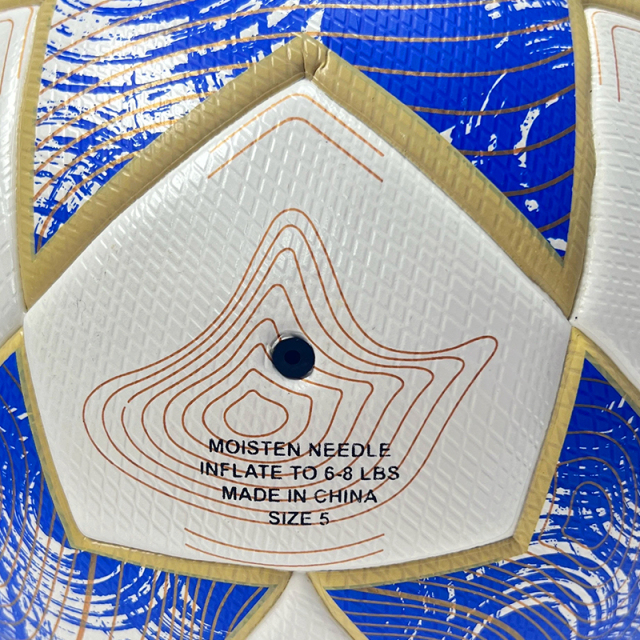 2025 High Quality Football New Fashion Customize Logo Soccer Ball For Game,Blue Arc Sports