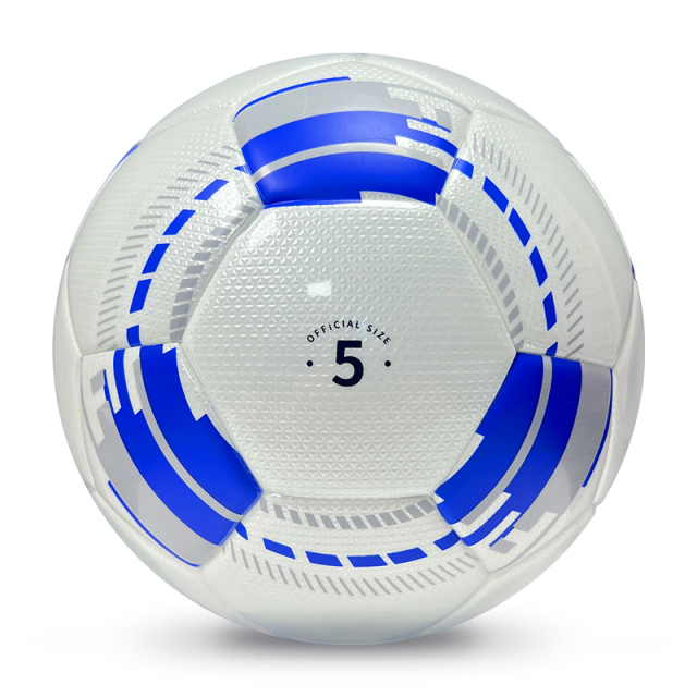 2025 High Quality Football New Fashion Customize Logo Soccer Ball For Game,Blue Arc Sports