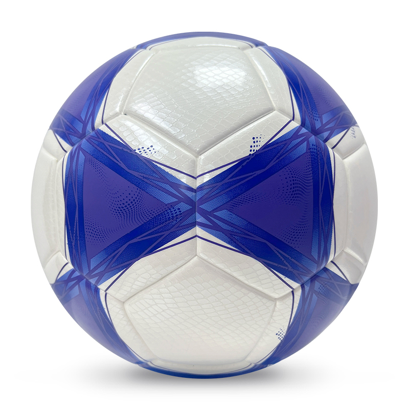 2025 High Quality Football New Fashion Customize Logo Soccer Ball For Game,Blue Arc Sports