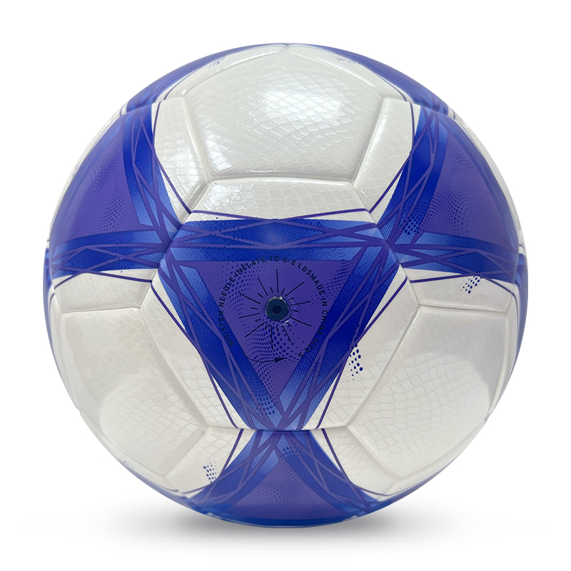 2025 High Quality Football New Fashion Customize Logo Soccer Ball For Game,Blue Arc Sports