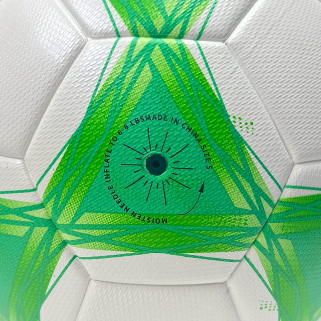 2025 High Quality Customized PU Foam Leather Football Ball Size 5 Popular Design for Sports Matches Training,Blue Arc Sports