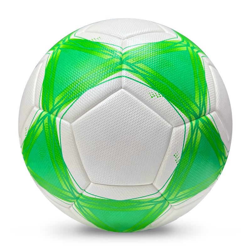 2025 High Quality Customized PU Foam Leather Football Ball Size 5 Popular Design for Sports Matches Training,Blue Arc Sports