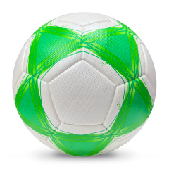 2025 High Quality Customized PU Foam Leather Football Ball Size 5 Popular Design for Sports Matches Training,Blue Arc Sports