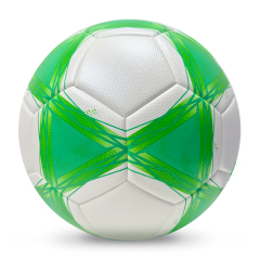 2025 High Quality Customized PU Foam Leather Football Ball Size 5 Popular Design for Sports Matches Training,Blue Arc Sports