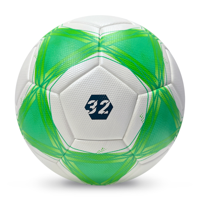 2025 High Quality Customized PU Foam Leather Football Ball Size 5 Popular Design for Sports Matches Training,Blue Arc Sports