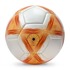 2025 High Quality Customized PU Foam Leather Football Ball Size 5 Popular Design for Sports Matches Training,Blue Arc Sports