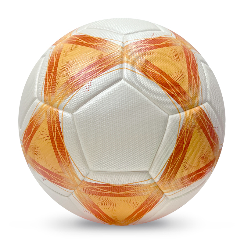 2025 High Quality Customized PU Foam Leather Football Ball Size 5 Popular Design for Sports Matches Training,Blue Arc Sports