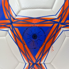 2025 High Quality Customized PU Foam Leather Football Ball Size 5 Popular Design for Sports Matches Training,Blue Arc Sports