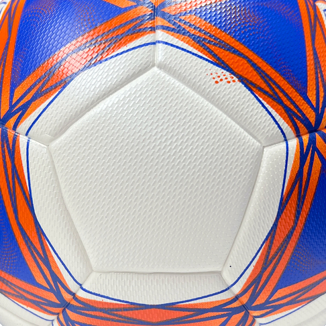 2025 High Quality Customized PU Foam Leather Football Ball Size 5 Popular Design for Sports Matches Training,Blue Arc Sports
