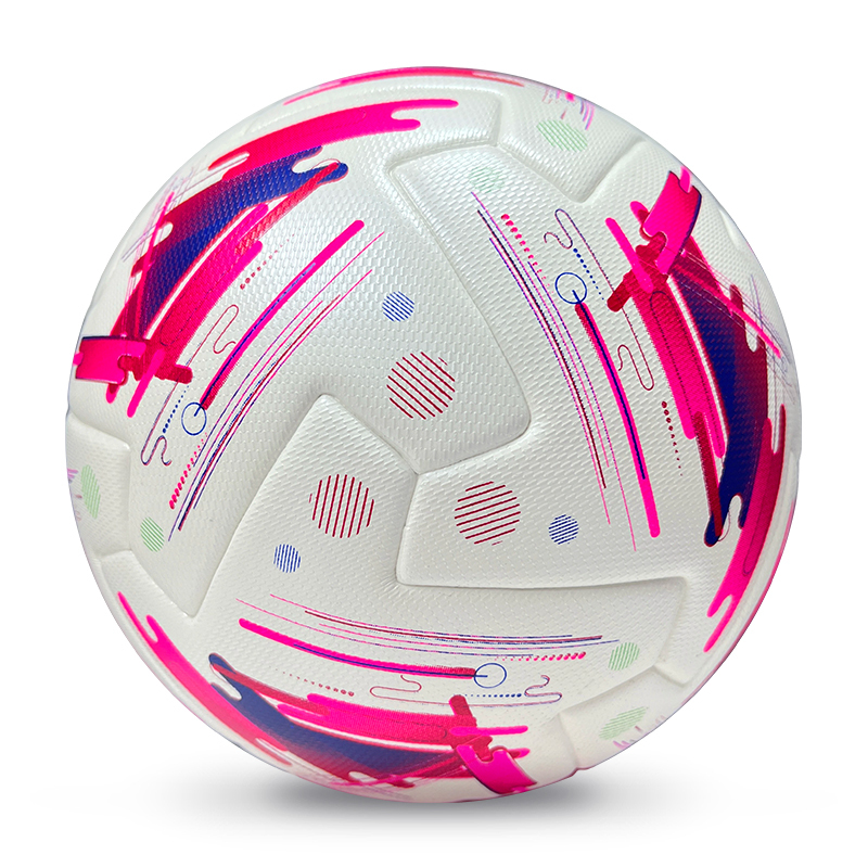 2025 High Quality Customized PU Foam Leather Football Ball Size 5 Popular Design for Sports Matches Training,Blue Arc Sports