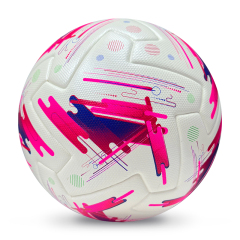 2025 High Quality Customized PU Foam Leather Football Ball Size 5 Popular Design for Sports Matches Training,Blue Arc Sports