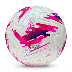 2025 High Quality Customized PU Foam Leather Football Ball Size 5 Popular Design for Sports Matches Training,Blue Arc Sports