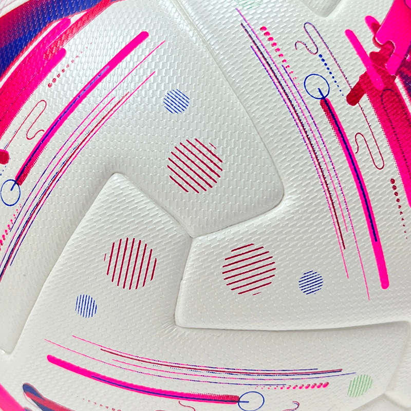 2025 High Quality Customized PU Foam Leather Football Ball Size 5 Popular Design for Sports Matches Training,Blue Arc Sports