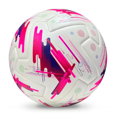 2025 High Quality Customized PU Foam Leather Football Ball Size 5 Popular Design for Sports Matches Training,Blue Arc Sports