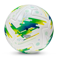 2025 High Quality Customized PU Foam Leather Football Ball Size 5 Popular Design for Sports Matches Training,Blue Arc Sports