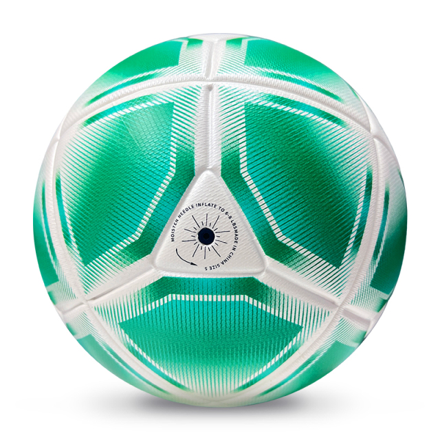 2025 High Quality Customized PU Foam Leather Football Ball Size 5 Popular Design for Sports Matches Training,Blue Arc Sports