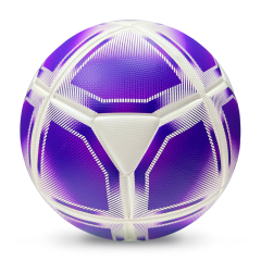 2025 High Quality Customized PU Foam Leather Football Ball Size 5 Popular Design for Sports Matches Training,Blue Arc Sport