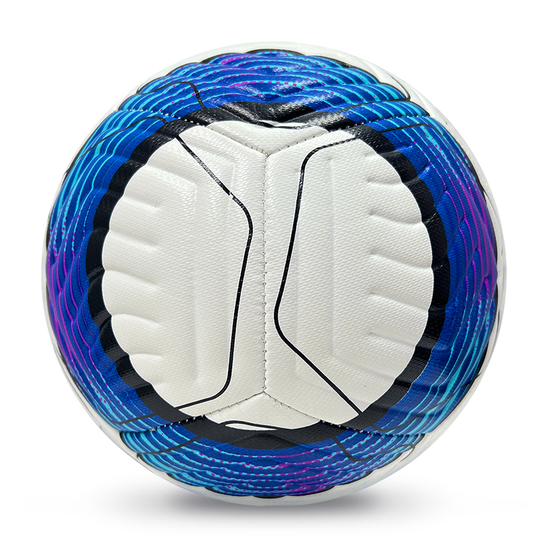 High Quality Size 5 Soccer Ball Machine-Sewn PVC with Print Logo for Sports Training Leisure Competitive Matches,Arc Bleu Sports