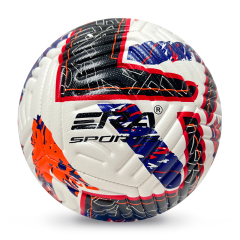 High Quality Size 5 Soccer Ball Machine-Sewn PVC with Print Logo for Sports Training Leisure Competitive Matches,Blue Arc Sports