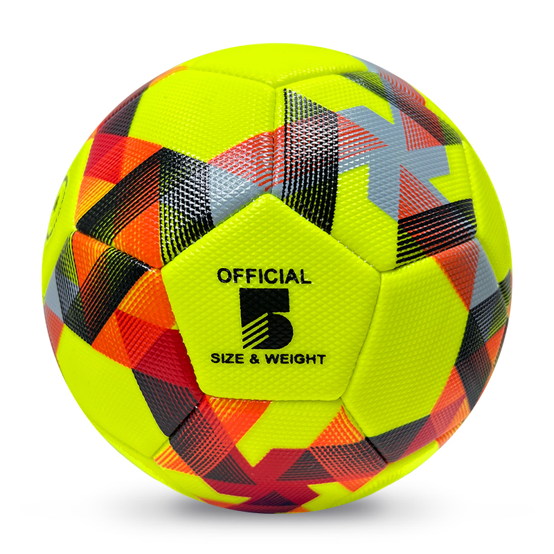 High Quality Size 5 Soccer Ball Machine-Sewn PVC with Print Logo for Sports Training Leisure Competitive Matches,ブルーアークスポーツ