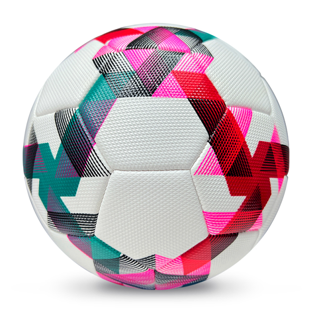 High Quality Size 5 Soccer Ball Machine-Sewn PVC with Print Logo for Sports Training Leisure Competitive Matches,ブルーアークスポーツ