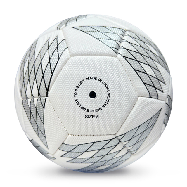 High Quality Size 5 Soccer Ball Machine-Sewn PVC with Print Logo for Sports Training Leisure Competitive Matches,ブルーアークスポーツ
