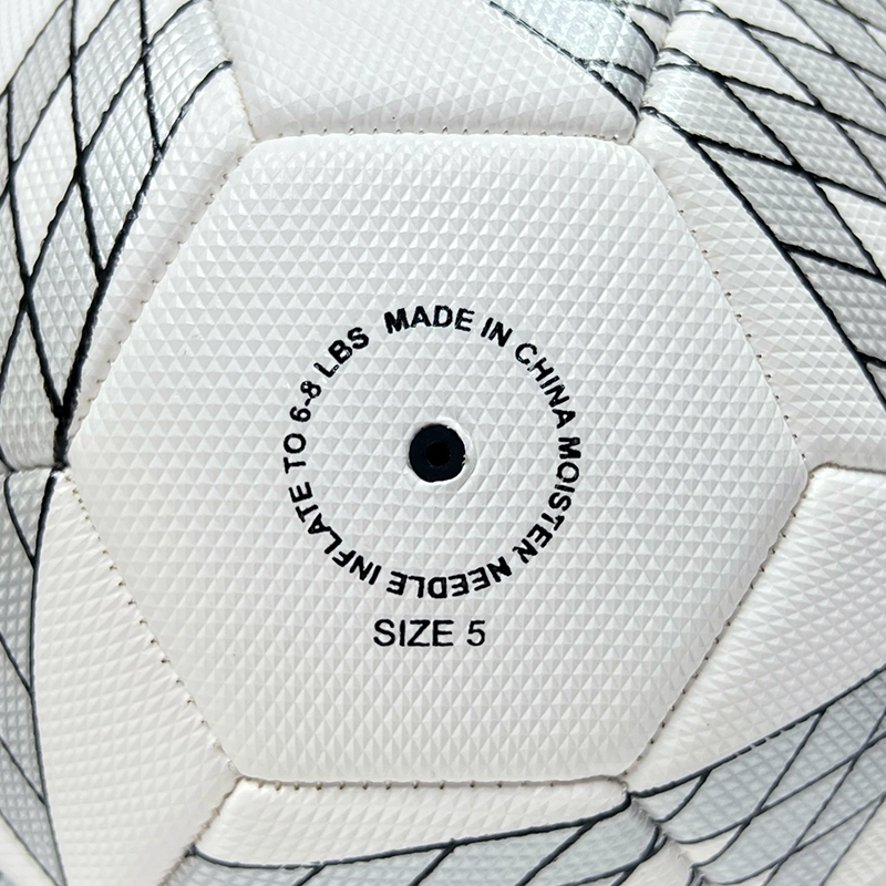 High Quality Size 5 Soccer Ball Machine-Sewn PVC with Print Logo for Sports Training Leisure Competitive Matches,ブルーアークスポーツ