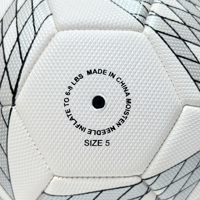 High Quality Size 5 Soccer Ball Machine-Sewn PVC with Print Logo for Sports Training Leisure Competitive Matches,ブルーアークスポーツ