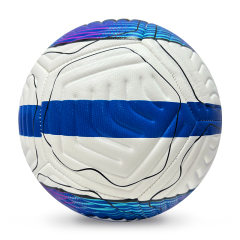 High Quality Size 5 Soccer Ball Machine-Sewn PVC with Print Logo for Sports Training Leisure Competitive Matches,Arc Bleu Sports