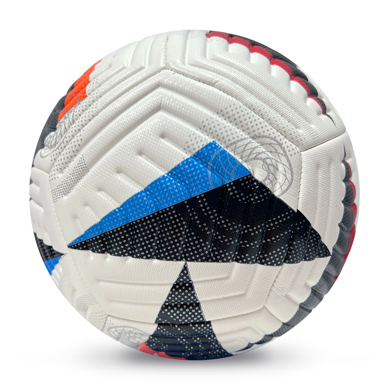 High Quality Size 5 Soccer Ball Machine-Sewn PVC with Print Logo for Sports Training Leisure Competitive Matches,Arc Bleu Sports