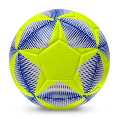 High Quality Size 5 Soccer Ball Machine-Sewn PVC with Print Logo for Sports Training Leisure Competitive Matches,Arc Bleu Sports