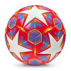 High Quality Size 5 Soccer Ball Machine-Sewn PVC with Print Logo for Sports Training Leisure Competitive Matches,Спортивные мероприятия Blue Arc