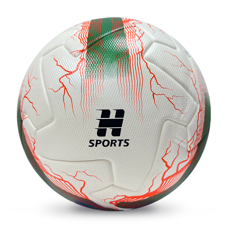 2025 High Quality Customized PU Foam Leather Football Ball Size 5 Popular Design for Sports Matches Training,Blue Arc Sports